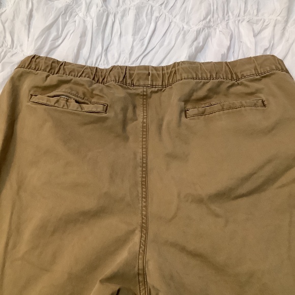 Tan Canvas Joggers - Picture 2 of 2